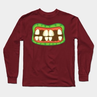 Meet Hal Itosis, the monster mouth. Long Sleeve T-Shirt